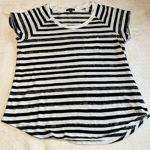 GAP black and white striped t-shirt size XL Tall